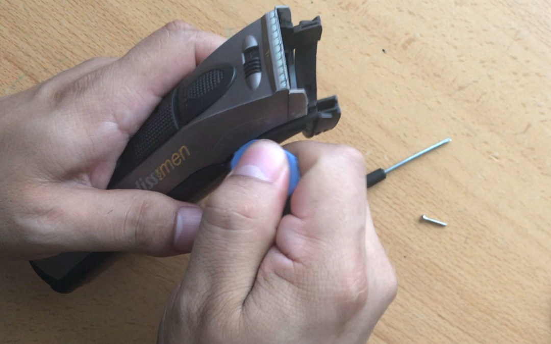 abrir cortador de pelo